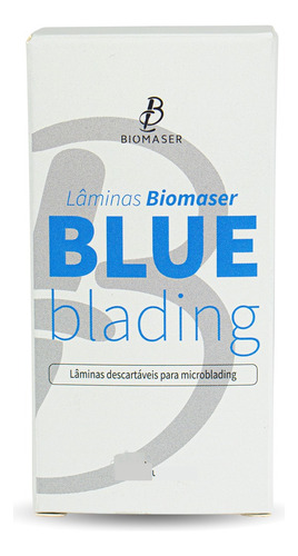 20 Lâminas 12 Flex Nano Ultra Fina - Registrada Na Anvisa Cor Azul