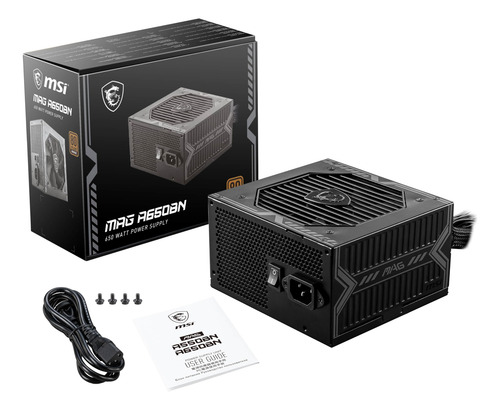 Fuente De Alimentación Para Juegos Msi Mag A650bn 650w 80 Pl