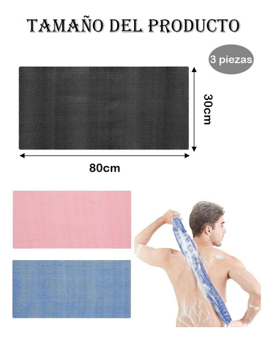 3 Piezas African Net Sponge, Esponja Exfoliante Corporal,