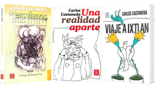 Carlos Castaneda Enseñanzas + Realidad + Ixtlán (3 Libros)