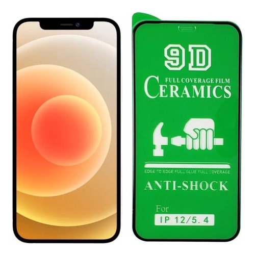 Vidrio Templado Ceramico 9d iPhone 12/12pro/12max/12 Pro Max