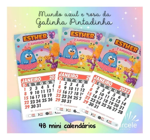 Chamadinha e calendário da Galinha Pintadinha, Pra Gente Miúda