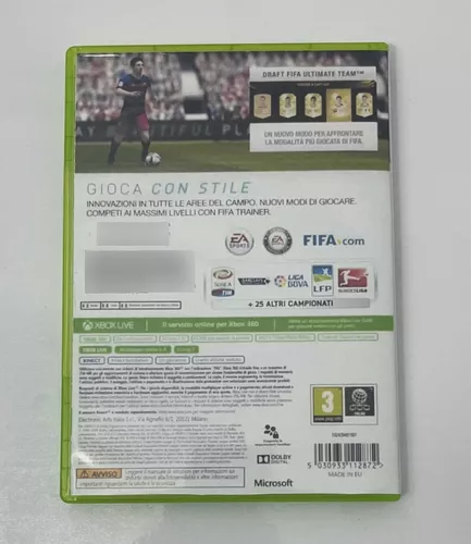 Fifa 16 Xbox 360 Jogo Original Mídia Física Futebol Game Top