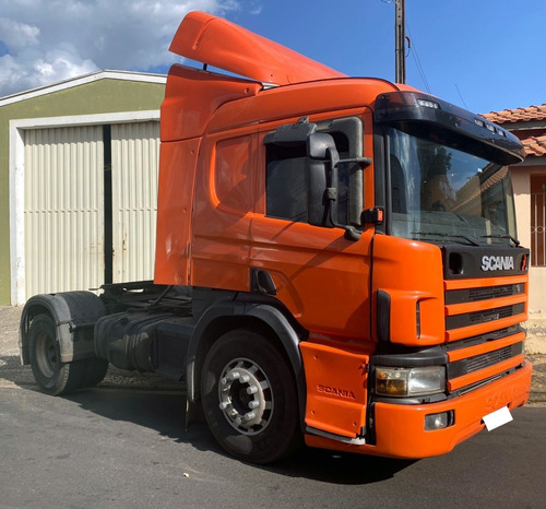 Imagem 3 de 15 de Scania- P340- 4x2 - 2006/06-laranja- Oportunidade Única