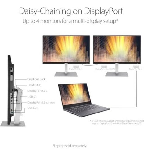 Monitor Asus Proart Display 27 - Wqhd (2560 X 1440), Ips, 10