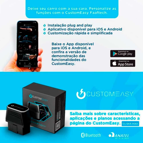 Dispositivo De Customização Faaftech - Custom Easy Obd-ii