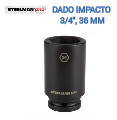 Dado Impacto Hexagonal 3/4 , 36 Mm