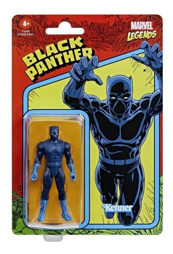 Figura Marvel Legends Retro 9.5 Cm - Black Panther