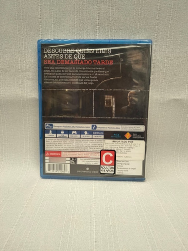 The Inpatient Playstation 4 Vr Ps4 Español Fisico (Reacondicionado)