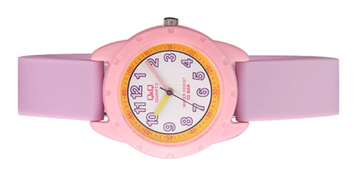 Relogio Infantil Feminino Prova D'água Ponteiro Rosa E Lilas