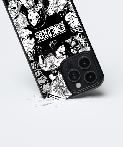Funda One Piece Monkey D. Luffy Zoro Nami Nico Robin Shanks Negro Samsung Galaxy S25 Ultra