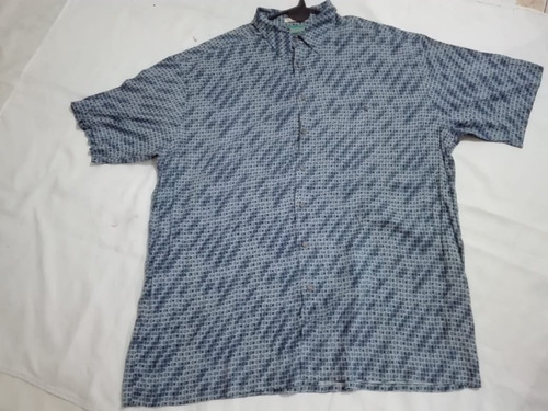 Camisa Hawaiana Psicodelica Formas Talla Grande 2xlt V 062