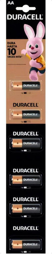 AA Duracell 6 piezas no recargable Nac Mn1500b1