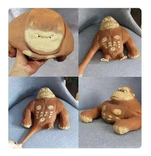 A Juguetes Antiestrés En Tiktok, Squishy Gorila, Mediana,