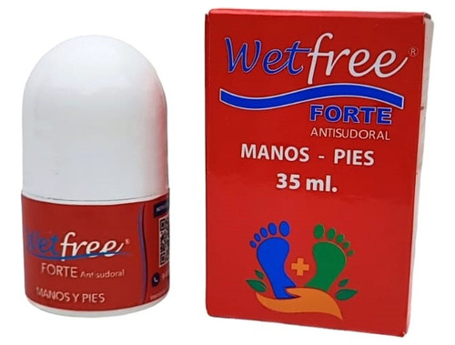 Wetfree Forte  Antitranspirante  Neutro Manos Y Pies 35ml.