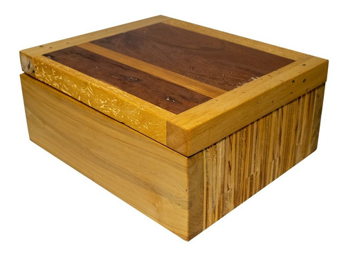 Caja De Madera De Cedro Blanco Y Triplay