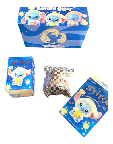 2 Pc Stitch Labubu Caja Sorpresa Stich Eat Something Before Sopresa Blind Box
