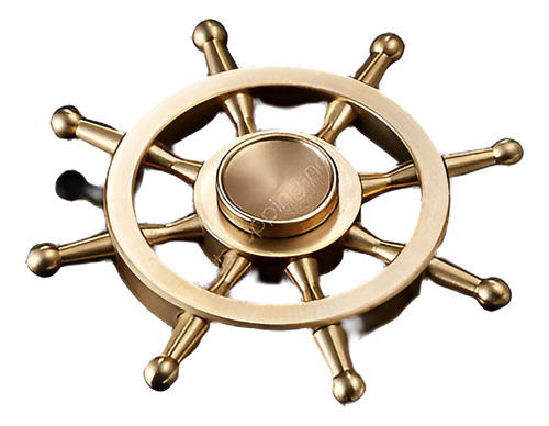 Pirata Del Timón Latón R188 Fidget Mano Spinner Edc Enfoque 