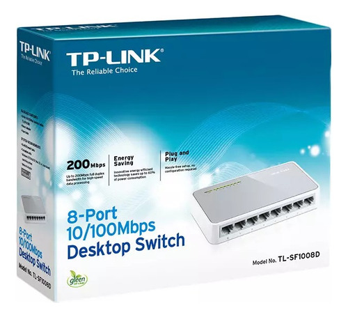 Switch Tp-link 8 Puertos Rj45 10-100mbps