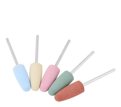 5 Brocas De Pulido De Silicona Para Uñas.
