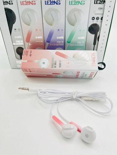 Kit 20 Peça Fone De Ouvido Stereo Lelong Sport Com Microfone