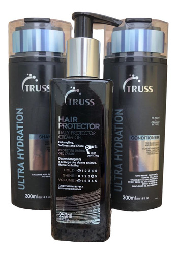 Ultra Hydration Shampoo Cd 300ml Hair Protector 250ml Truss