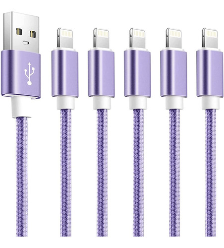 Cargador Para iPhone 5 Cable 3 6 10 Pie Certificacion 13