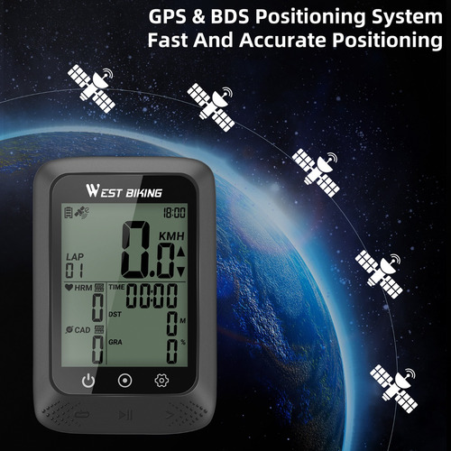 Velocímetro Inalámbrico Cycle Gps Computer Ipx7