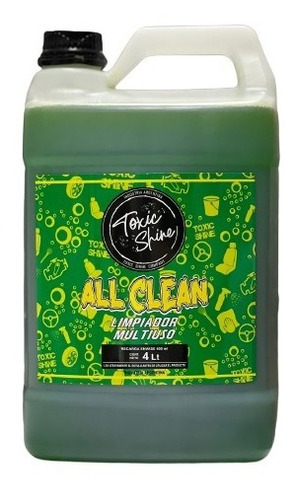 Toxic Shine All Clean Apc Limpiador Multiproposito Galon 4lt