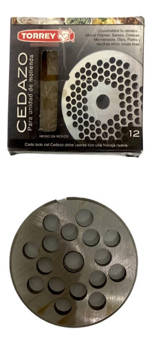 Cedazo De 3/8 Para Molino 12 Acero Inoxidable, Marca Torrey