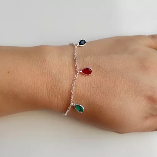 Pulseira De Prata 925 Feminina Maciça Elo Coração 18cm Joia - Site