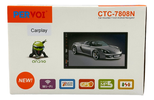 Estereo Auto Hd Android 7 Pulgadas Inalambrico Ctc-7808n 