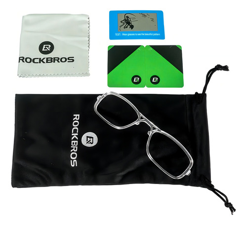 Óculos De Ciclismo Rockbros White Red Polarized Mtb Speed