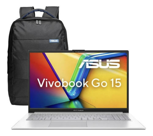 Laptop Asus Vivobook Go E1504ga-nj083w Ci3 8gb 256gb Mochila Color Plateado