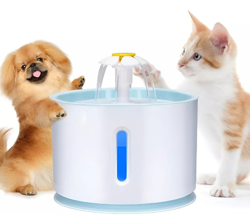 Fuente Dispensador De Agua Electrico Gatos Perro + 5 Filtros