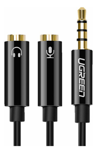 Cable Divisor Audio 3.5 Microfono Audifonos 3.5mm Plug Jack