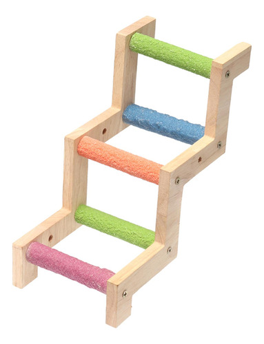 Escalera Para Pájaros, Percha De Madera Para Pájaros, S