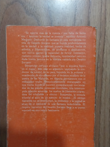 Osvaldo Soriano - A Sus Plantas Rendido Un Leon (Usado)