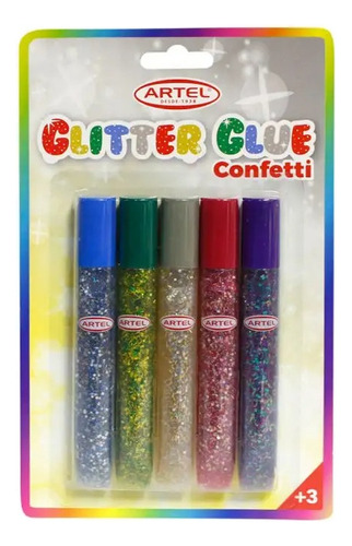 Glitter Glue Confetti 13grs. Artel