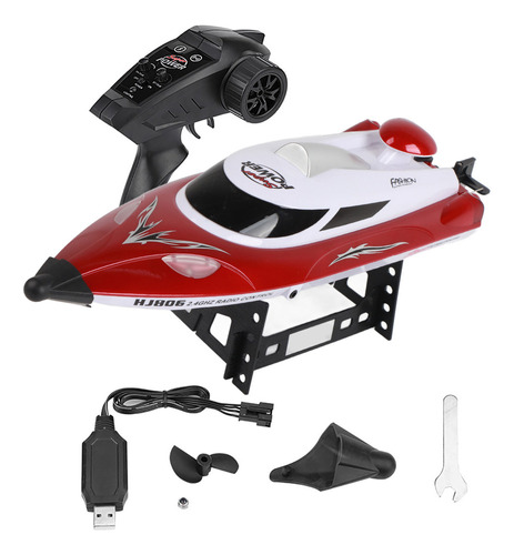 Barco De Carreras Red Red Rc De 2.4 Ghz Con Control Remoto M