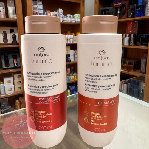 Natura Lumina Shampoo,condicionador Antiqueda E Crescimento