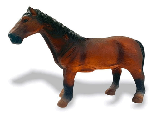 Boneco Animal Soft Coleção Fazenda Cavalo Macia Dm Toys