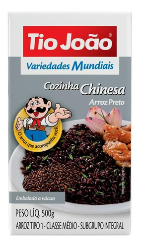 Arroz Preto Integral Tipo 1 Cozinha Chinesa 500g Tio João