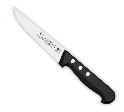 Cuchillo Cocina 13,5cms Inox Mgo Abs Tres Claveles 935