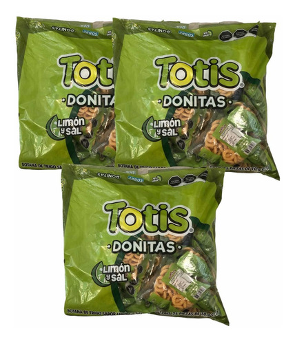 Totis Donitas Chicharrón Sal Y Limón 75 Pz De 8 G C/u E