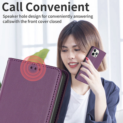 Funda Tipo Cartera Con Ranura Para Tarjetas De Piel Abatible