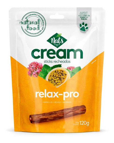 Stick Cream Relax-pro Com Maracujá, Melissa E Valeriana Nats 120g