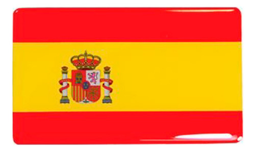 Adesivo Resinado Bandeira Espanha