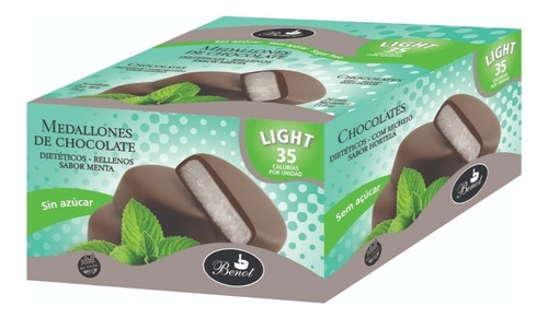 Medallones De Chocolate Light, Apto Celiacos Y Diabeticos 