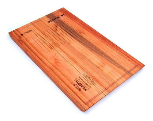 Imagen 1 de 8 de Tabla Para Asado Mediana De Madera Leuka Capibara